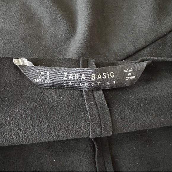 Zara Black Suede Jacket - Picture 5 of 7